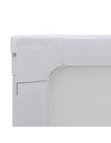 Doccia da bagno a parete 141 x 132 cm 3 Pannelli pieghevoli