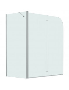 Box Doccia Pieghevole a Libro in ESG 120x68x130 cm 2