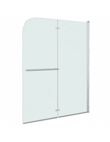 Box Doccia Pieghevole a Libro 2 Pannelli in ESG 95x140 cm