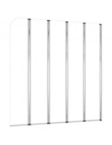 Cabina da Bagno 120x140 cm in Vetro Temperato