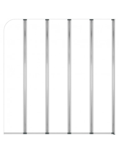 Cabina da Bagno 120x140 cm in Vetro Temperato