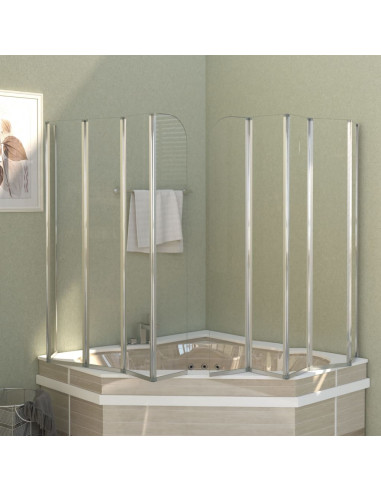 Cabina da Bagno 120x140 cm in Vetro Temperato