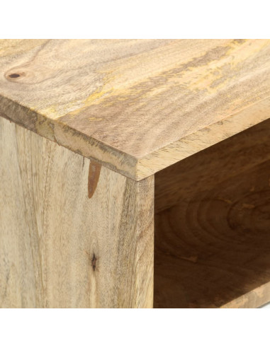 Mobile Porta TV 110x35x48 cm Legno Massello di Mango