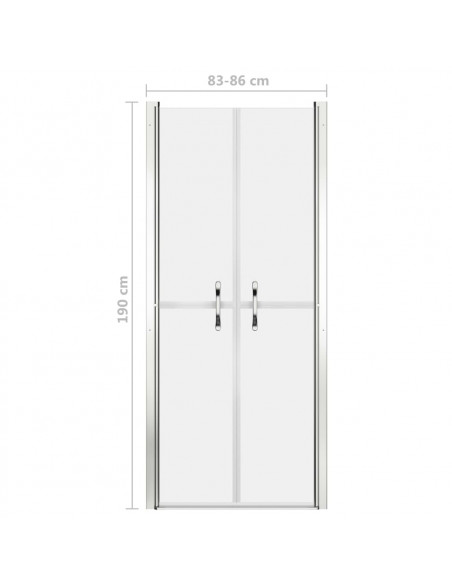 Porta per Doccia in ESG Satinato 86x190 cm