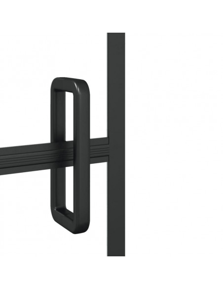 Pannello per Box Doccia in ESG 80x140 cm Nero