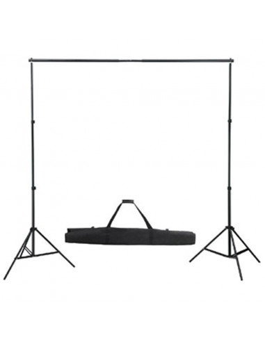 Set Studio Fotografico Fondale Nero 600x300 cm e Luci
