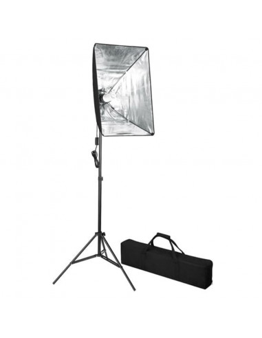 Set Studio Fotografico con Sfondi e Luci Softbox