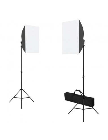 Kit per Studio Fotografico con Set Luci, Fondale e Riflettore