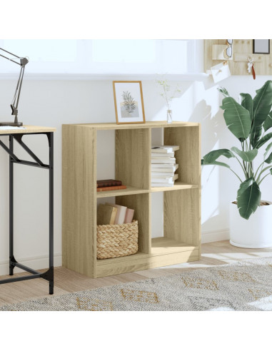Libreria Rovere Sonoma 68,5x32x75 cm in Legno Multistrato