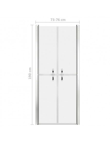 Porta per Doccia in ESG Satinato 76x190 cm
