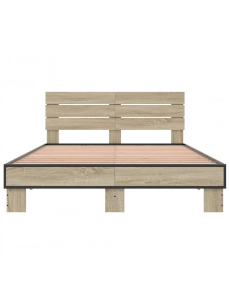 Giroletto Rovere Sonoma 135x190 cm in Legno Multistrato Metallo