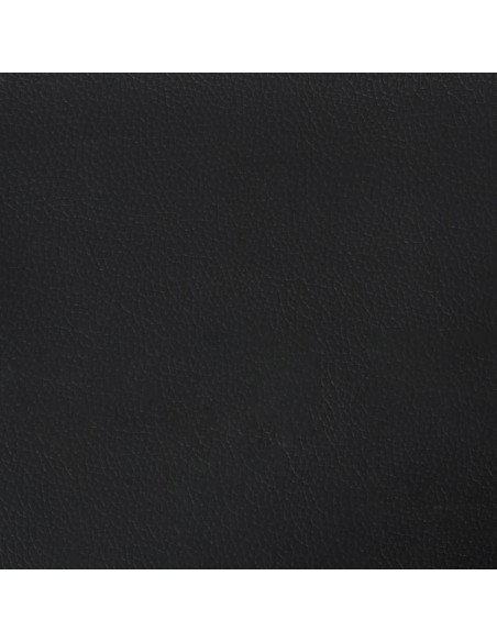 Testiera ad Orecchio Nera 103x16x118/128 cm in Similpelle