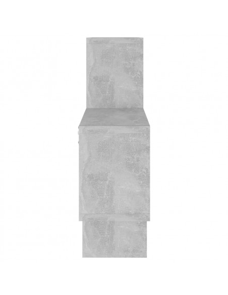 Scaffale Muro Auto Grigio Cemento 82x15x51 cm Legno Multistrato