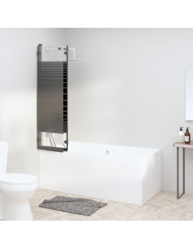 Box Doccia Pieghevole 3 Pannelli 130x130 cm in ESG Nero