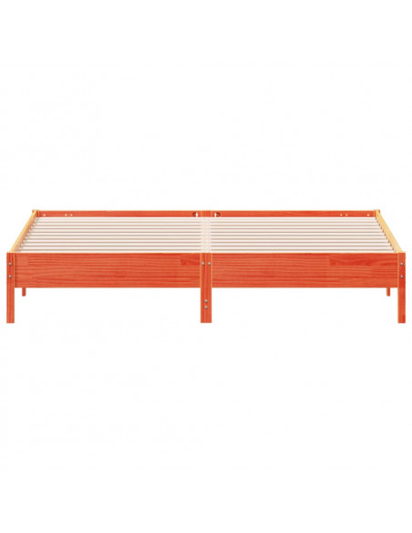 Giroletto Marrone Cera 180x200 cm in Legno Massello di Pino