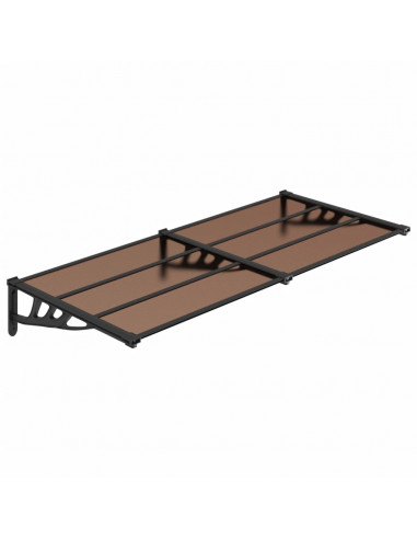 Tettoia per Porta Nera 152,5x90 cm in Policarbonato