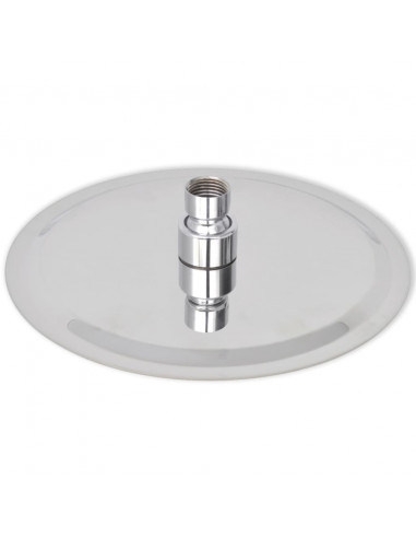 Testa Doccia a Pioggia in Acciaio Inossidabile 20 cm Rotonda