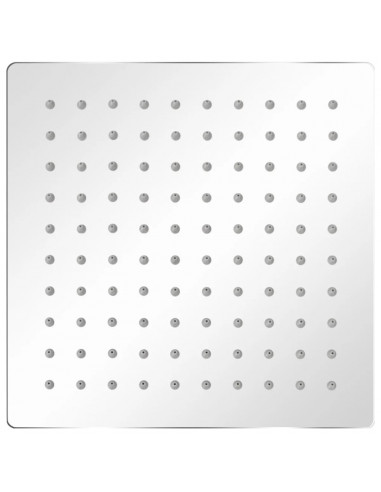 Testa Doccia a Pioggia in Acciaio Inossidabile 20x20cm Quadrata