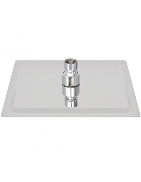 Testa Doccia a Pioggia in Acciaio Inossidabile 20x20cm Quadrata