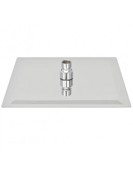 Testa Doccia a Pioggia in Acciaio Inossidabile 25x25cm Quadrata