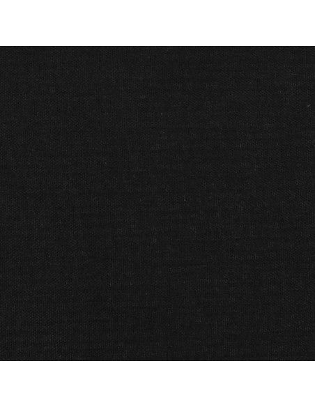Testiera ad Orecchio Nera 147 x 23 x 118/128 cm in Tessuto