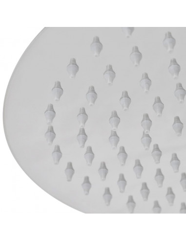 Soffione per Doccia a Pioggia 2 pz Acciaio Inossidabile Ø 20 cm