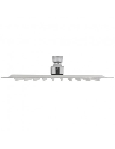 Soffione per Doccia a Pioggia 2 pz Acciaio Inossidabile 20x20cm