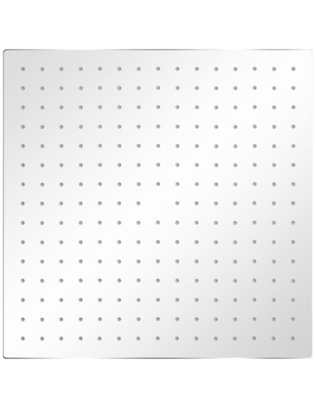 Soffione per Doccia a Pioggia 2pz Acciaio Inossidabile 40x40cm