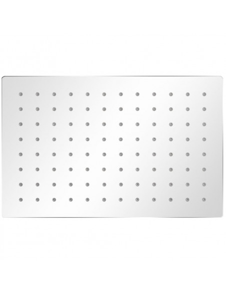 Soffione per Doccia a Pioggia 2 pz Acciaio Inossidabile 20x30cm