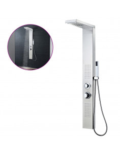 Pannello Doccia in Acciaio Inossidabile Quadrato 2