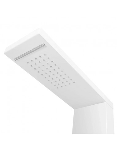 Pannello Doccia in Alluminio Bianco Opaco