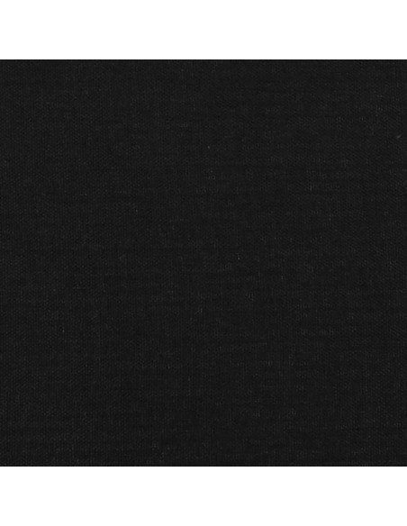 Testiera ad Orecchio Nera 163x23x118/128 cm in Tessuto
