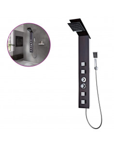 Sistema Pannello Doccia in Vetro Marrone 2