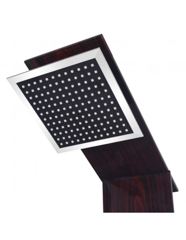 Sistema Pannello Doccia in Vetro Marrone