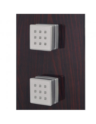 Sistema Pannello Doccia in Vetro Marrone