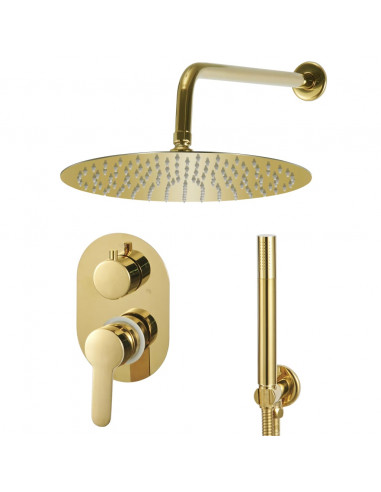 Sistema Doccia in Acciaio Inossidabile 201 Oro