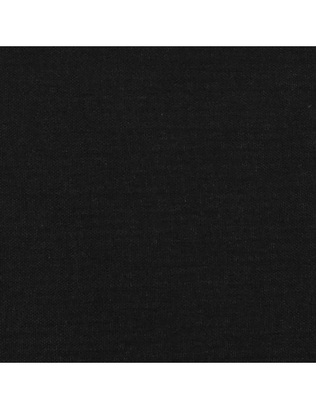 Testiera ad Orecchio Nera 183x16x118/128 cm in Tessuto