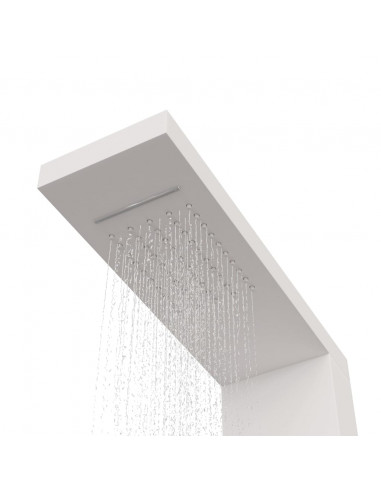 Pannello Doccia in Alluminio Bianco