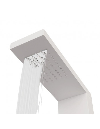 Pannello Doccia in Alluminio Bianco