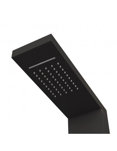Pannello Doccia in Alluminio Nero
