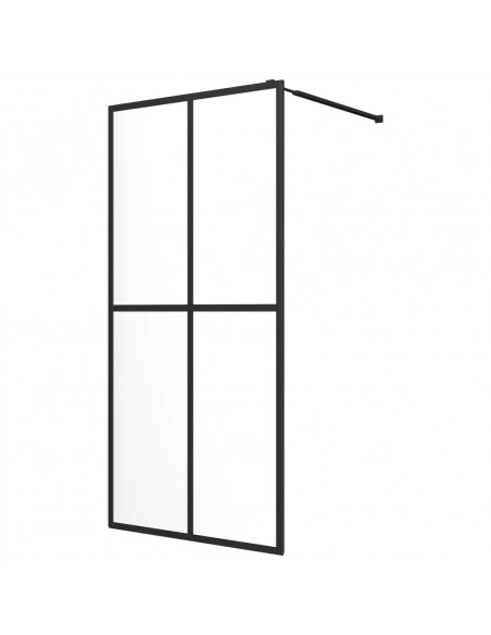 Cabina Doccia con Vetro Temperato Trasparente 80x195 cm