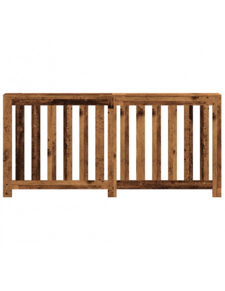 Copertura Termosifone Legno Antico 175x20x82 cm in Multistrato