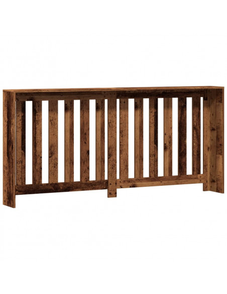 Copertura Termosifone Legno Antico 175x20x82 cm in Multistrato