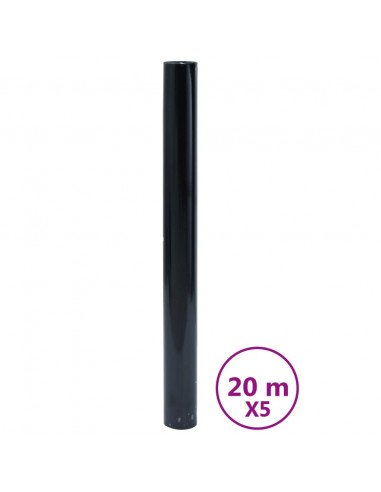 Pellicole per Vetri Statiche Smerigliate Nere 5pz in PVC