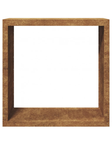 Rastrelliera per Legna 100x40x100 cm in Acciaio Corten