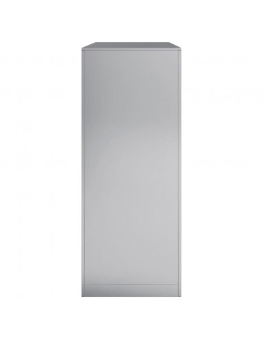 Rastrelliera per Legna 100x40x100 cm in Acciaio Zincato