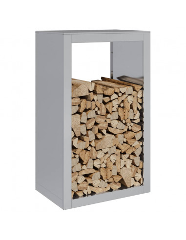 Rastrelliera per Legna 60x40x100 cm in Acciaio Zincato