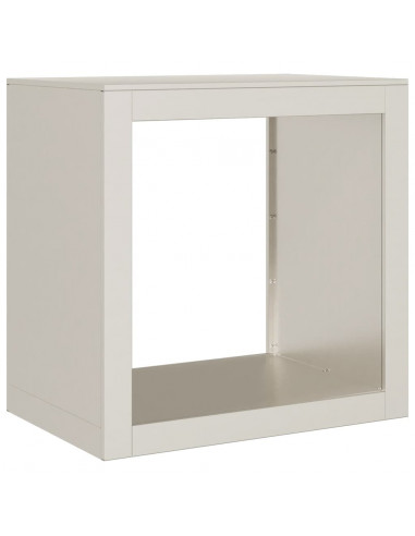 Rastrelliera per Legna 60x40x60 cm in Acciaio Corten