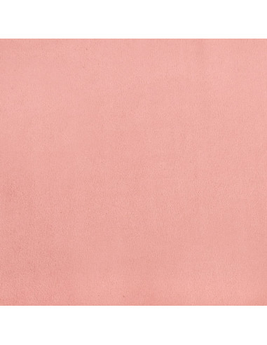 Testiera ad Orecchio Rosa 183x16x78/88 cm in Velluto