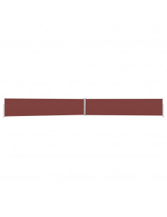 Tenda Laterale Retrattile per Patio 170x1200 cm Marrone 2